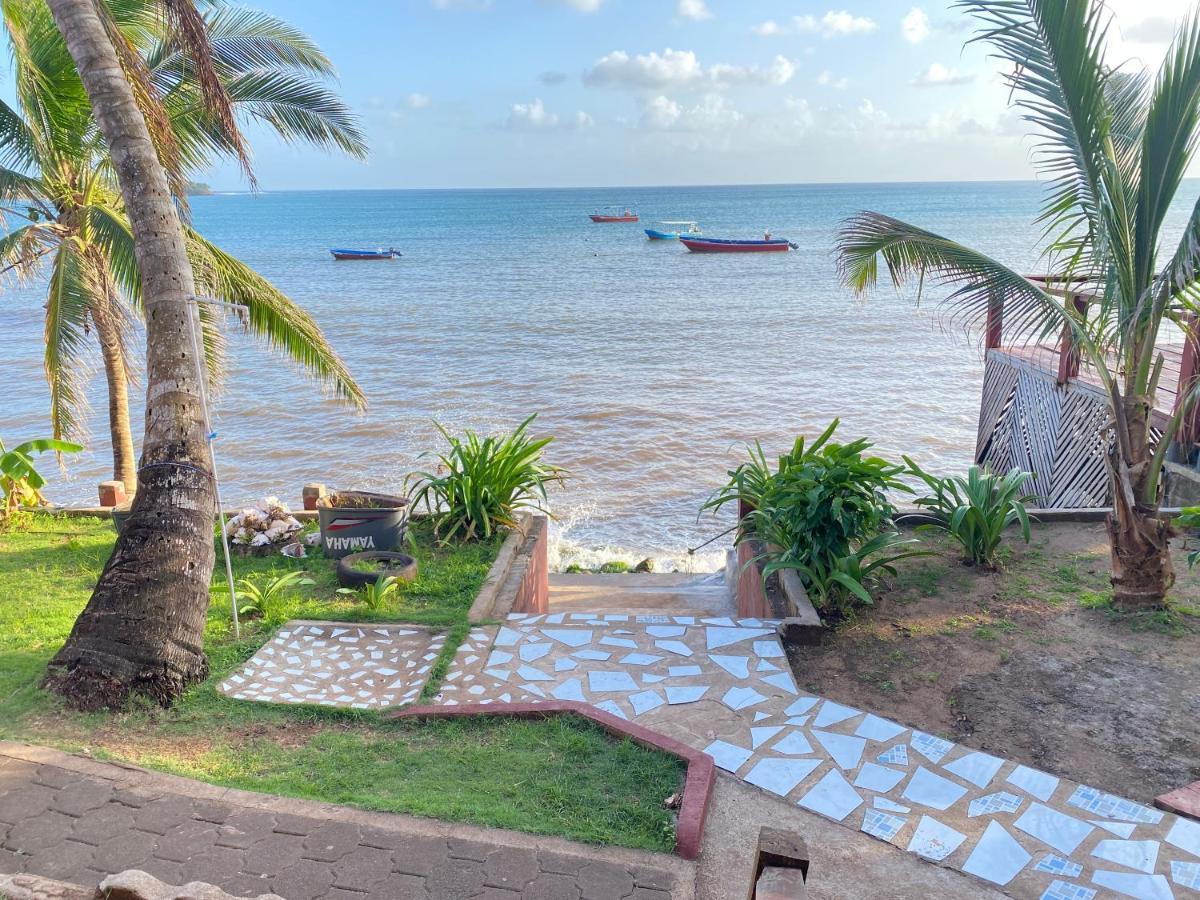 Las Palmeras Oceanview Hotel And Dive Center Little Corn Island Esterno foto